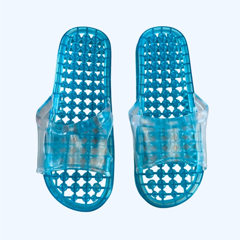 Y2K Movie Clothes 9/10 NWOT MASSAGE sandals with acupressure points #relaxation